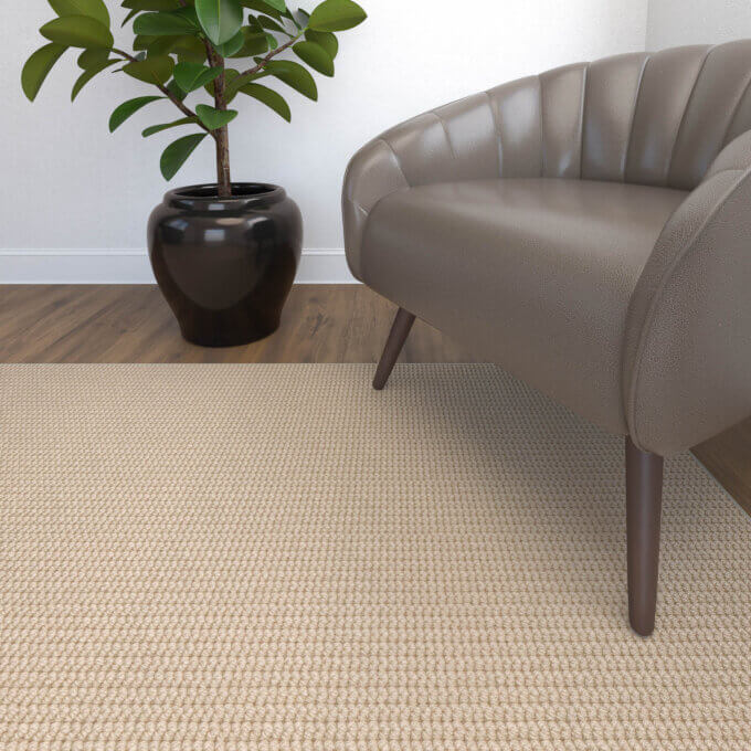 Crochet Creme | Wool Loc-Weave | Silver Creek